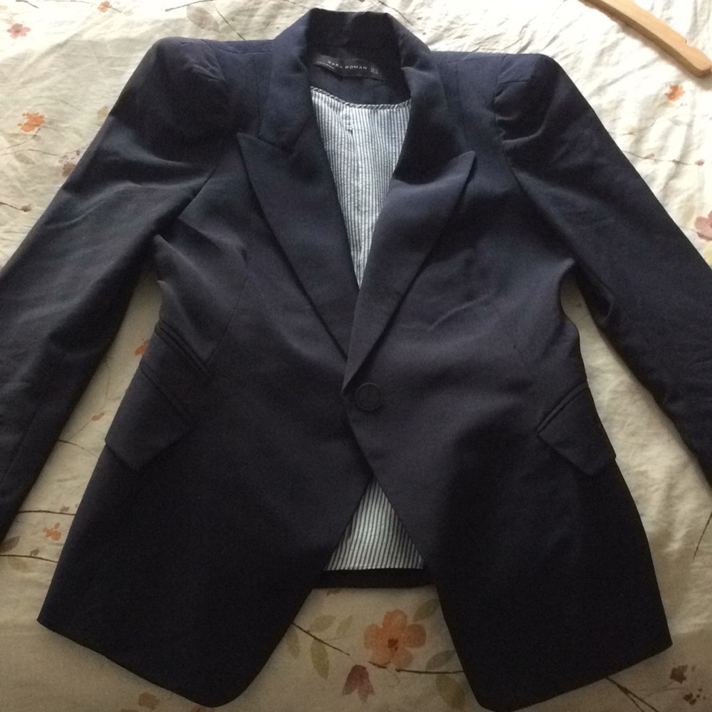 Navy XS Zara blazer